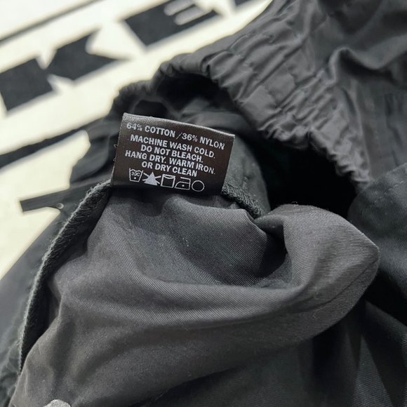 Black Cadet Elastic Waistband Drawstring Nylon Shorts - Picture 5 of 5